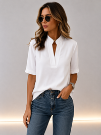 Alessia | Camicia a Maniche Corte Relaxed